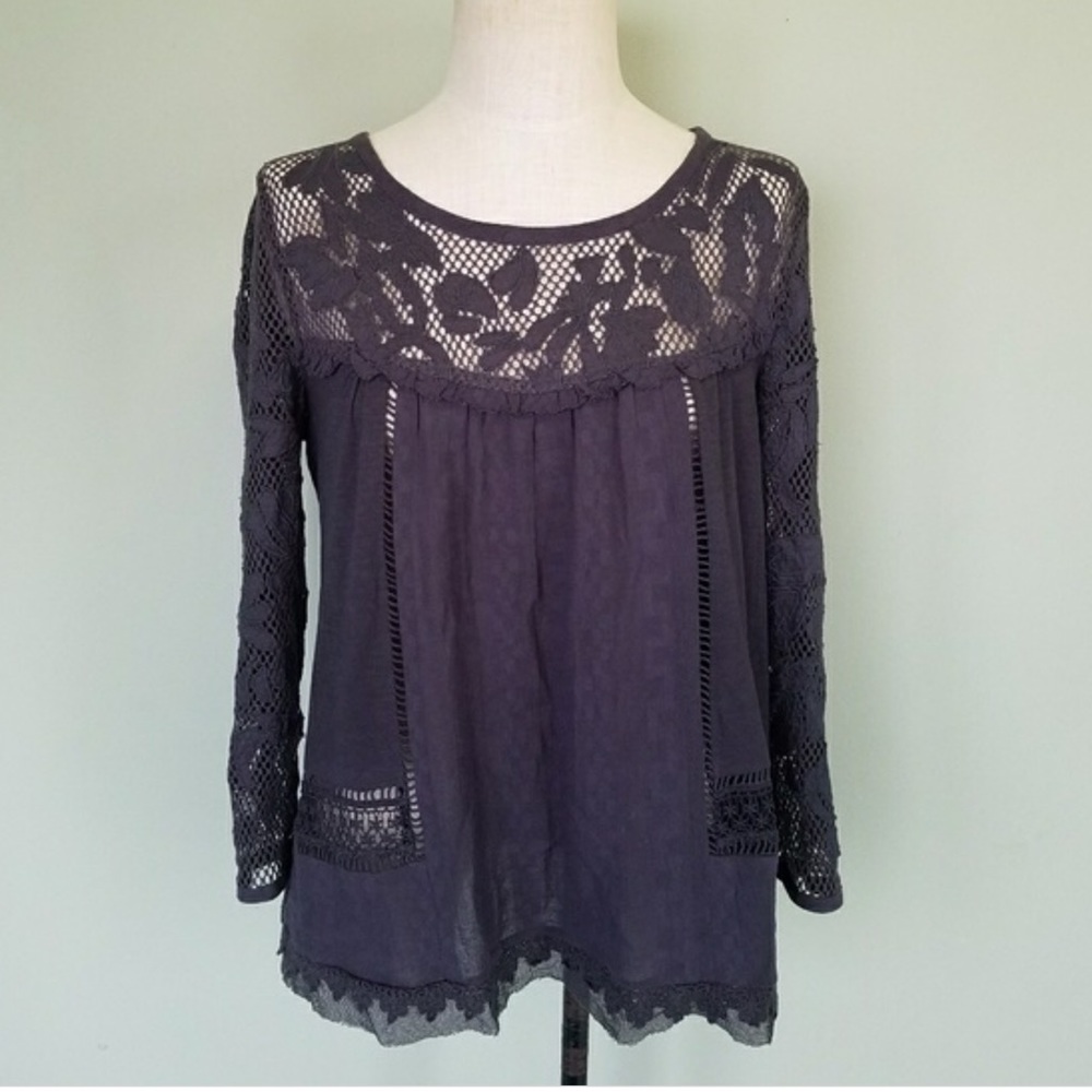 Anthropologie Meadow Rue peasant style top